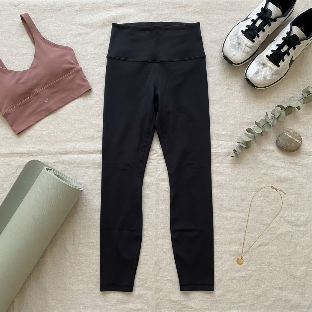 Lululemon Align High-Rise Pant 23 Black Nulu Yoga Leggings Size 6